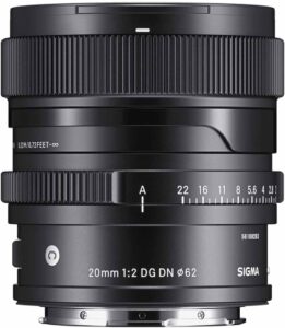 Sigma 20mm 2.0 Weitwinkel-Objektiv Sony FE-Mount